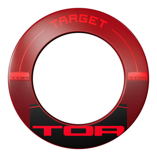 Entorno del TOR objetivo Das Bild zeigt eine Dartboard-Umrandung namens Target TOR Surround. Die Ränder und Details sind sichtbar.