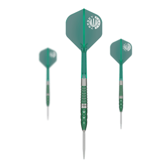 Target Japan Prime Series Motomu Sakai Xeno GEN1 Dardos de acero con punta suiza Die Abbildung zeigt die Target Japan Prime Series Motomu Sakai Xeno GEN1 Swiss Point Steeldarts. Diese Pfeile sind für den professionellen Dartsport konzipiert.