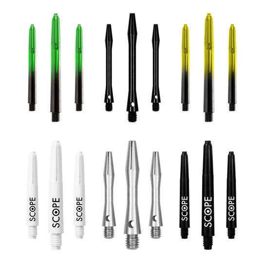 Paquete de inicio McDart Dardo de acero Das Bild zeigt das McDart Starterpack. Es handelt sich um ein Starterset für Dartspieler.