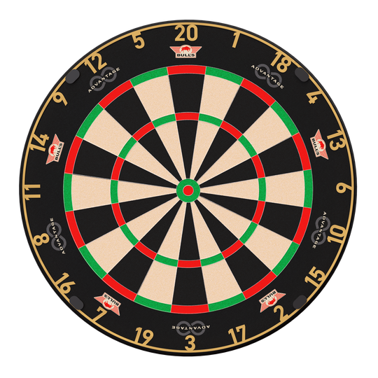 Das Foto zeigt das Bulls NL Advantage 8 Steeldartboard. Dieses Produkt ist perfekt für ambitionierte Dartspieler.