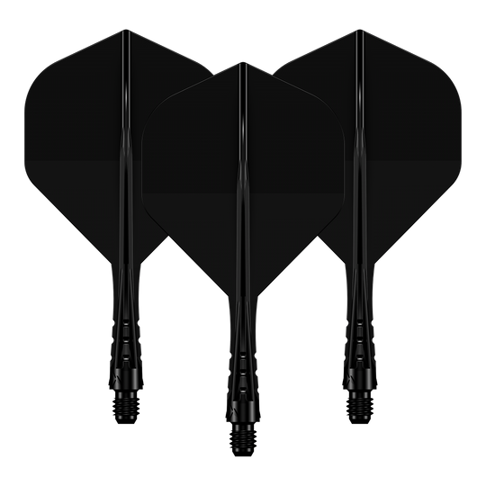 Sistema de eje de vuelo Mission Force 90 Vortex No2 - Negro sólido Das Foto zeigt ein Set des Mission Force90 Vortex No2 Flight-Shaft-Systems in Solid Black mit 222 mm Länge. Die schwarze Farbgebung ist gut sichtbar.
