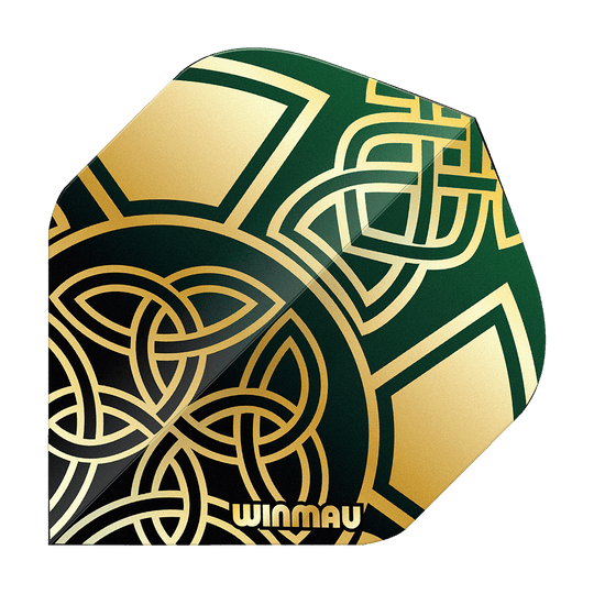 Winmau Prism Delta Brendan Dolan Celtic Knot Black Gold No2 Vuelos estándar Abgebildet sind die Winmau Prism Delta Brendan Dolan Celtic Knot Black Gold No2 Standard Flights. Die Flights besitzen ein elegantes Muster in Schwarz und Gold.