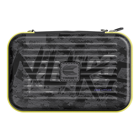 Estuche para dardos Takoma XL Ghost Series Luke Littler Das Bild zeigt das Takoma XL Ghost Series Luke Littler Dartcase. Es handelt sich um ein spezielles Dartcase für Dartzubehör.