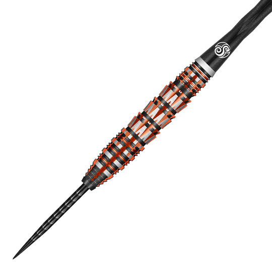 Dardos Shot Badlands Rustin de acero - 23 g Hier sehen Sie den Shot Badlands Rustin Steeldarts - 23g. Das Produkt wird aus einer anderen Perspektive präsentiert.