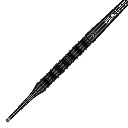 Dardos suaves Bullet Shadow - 20 g Das Bild zeigt Bullet Shadow Softdarts - 20g. Der Softdart hat ein modernes Design und ist für das Dartspiel geeignet.