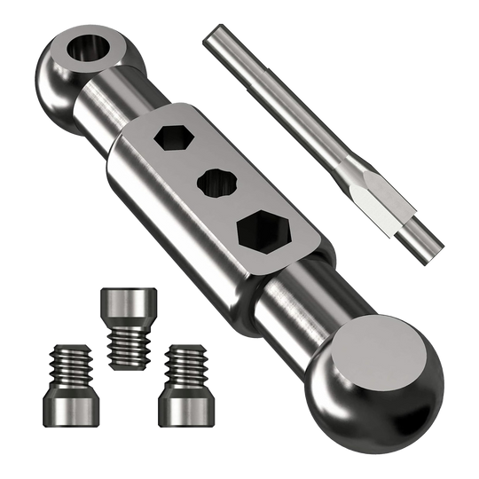 Kit de inicio Caliburn Caliburn Starter-Kit. Das Bild stellt ein Starter-Set für Dartspieler mit verschiedenen Komponenten dar.