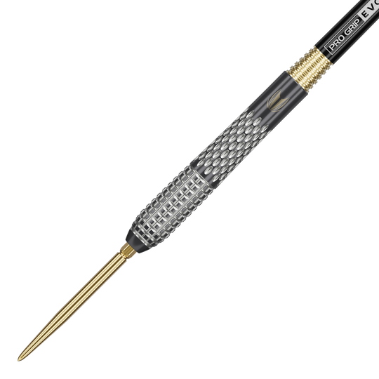 Dardos de acero Target Stephen Bunting GEN5 Void Swiss Point Auf dem Bild sieht man die Target Stephen Bunting GEN5 Void Swiss Point Steeldarts. Die Darts sind für präzises und professionelles Spielen konzipiert.