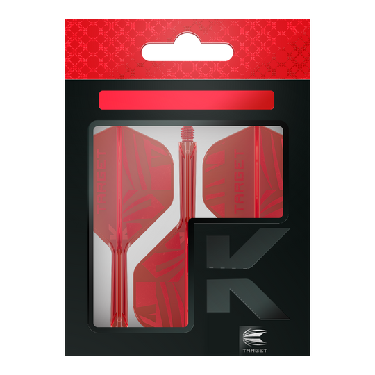 Vuelos estándar Target K-Flex Rojo No. 2 Vuelos estándar Target K-Flex Rojo No. 2