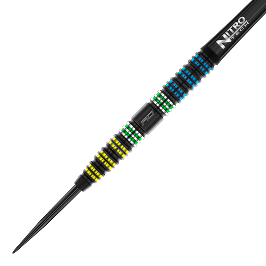 Dardos Red Dragon Dragonfly 95 de acero cónico negro Das Produkt Red Dragon Dragonfly 95 Black Tapered Steeldarts ist im Bild als Set abgebildet. Die Barrels haben ein dynamisches Aussehen.
