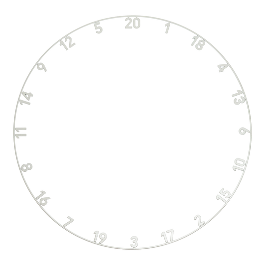 Diana de dardos de acero Endorphine de precisión 180 con anillo numerado - Gris plomo Zu sehen ist das Precise 180 Endorphine Steeldartboard mit Nummernring in der Farbe Gunmetal. Das Board bietet eine robuste und moderne Spielfläche.
