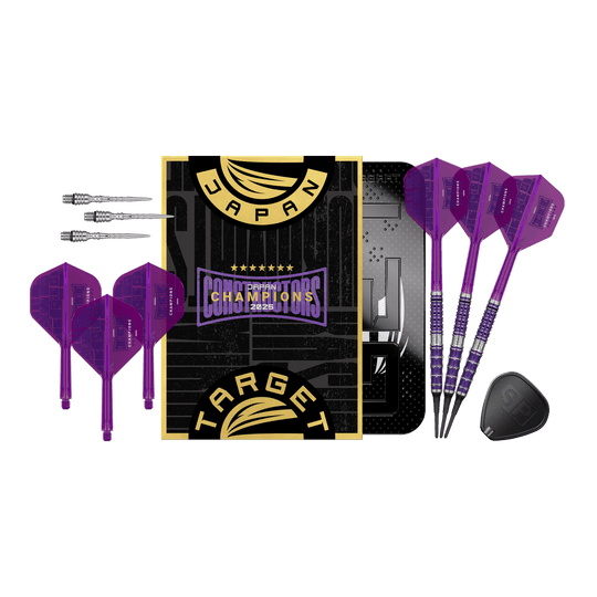 Dardos Target Japan The Miracle GEN7 Constructors Champions Limited - 21,5 g Abgebildet sind die Target Japan The Miracle GEN7 Constructors Champions Limited Darts mit 21,5g. Diese Darts zeichnen sich durch ihr besonderes Design und ihre hochwertige Verarbeitung aus.