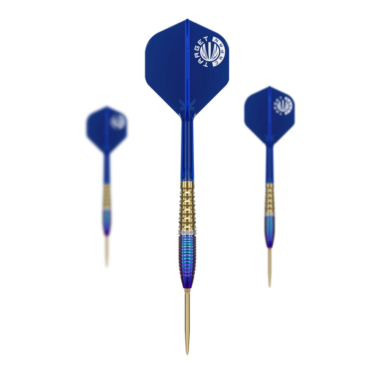 Dardos de acero Target Japan Prime Series Zenith GEN2 Swiss Point - 23 g Target Japan Prime Series Zenith GEN2 Swiss Point Steeldarts mit 23g sind auf diesem Bild zu sehen. Sie werden als hochwertiges Dart-Set präsentiert.