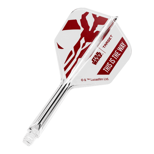Set Target Star Wars K-Flex Mandalorian No6 Vuelos Das Bild zeigt das Produkt mit dem Dateinamen 410624_Target_StarWars_K-Flex_ThisIsTheWay_No6_Flights_26mm_1b. Dieses Produkt steht vermutlich unter dem Motto 'This Is The Way' aus Star Wars.