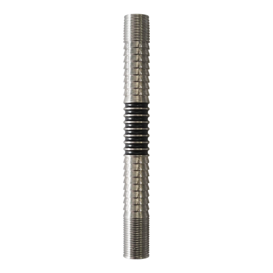 Barriles de dardos blandos McDart Ringed Shark 2 Abgebildet ist das McDart Ringed Shark 2 Softdart Barrels Produkt. Die Softdart-Barrels haben ein ringförmiges Design.