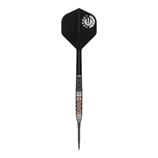 Dardos de acero Target Japan Charis GEN6 Swiss Point - 23 g Target Japan Charis GEN6 Swiss Point Steeldarts - 23g sind Steeldarts der Marke Target. Das Bild zeigt die hochwertige Verarbeitung und das Design der Darts.