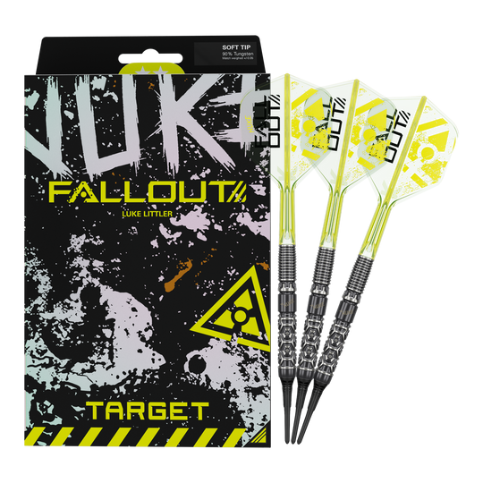 Dardos blandos Target Luke Littler Nuke Fallout - 19 g
