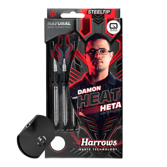 Dardos de acero Harrows Damon Heta Natural Quick Point Abgebildet ist der Harrows Damon Heta Natural Quick Point Steeldart. Dieser Dart zeichnet sich durch seine Qualität und Langlebigkeit aus.