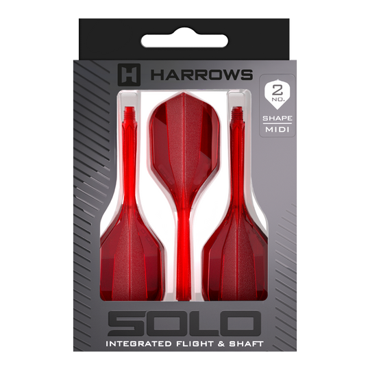 Harrows Solo No2 Flight-Shaft-System - Rot Harrows Solo No2 Flight-Shaft-System - Rot