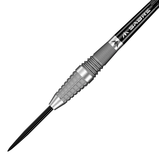 Dardos Mission Michele Turetta de acero arenado - 23 g Gezeigt werden Mission Michele Turetta Sandblasted Steeldarts mit einem Gewicht von 23g. Diese Steeldarts besitzen eine spezielle sandgestrahlte Oberfläche.