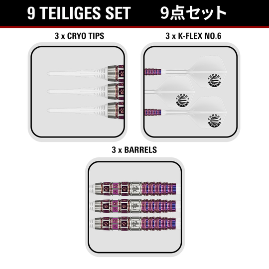 Dardos blandos Target Japan Prime Series Mayo GEN8 - 18 g