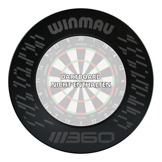 Marco para diana Winmau Blade 360 - Negro Abgebildet ist das Winmau Blade 360 Dartboard Surround in der Farbe Schwarz. Es schützt die Wand vor abprallenden Dartpfeilen.