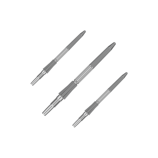 Puntas de dardo Target Elysian Archetype 43 Swiss Point de acero - Plateadas Abgebildet ist ein Set silberner Dartspitzen mit einer Länge von 30mm. Die Dartspitzen sind für das Swiss Point System geeignet.
