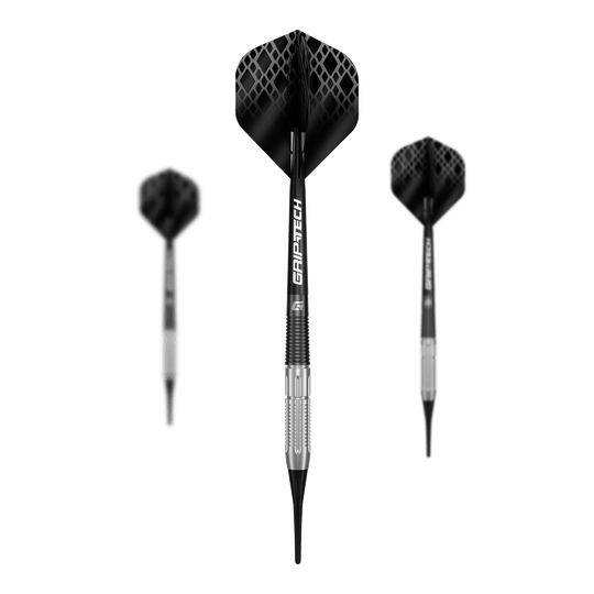 Dardos blandos GOAT Reload - 20 g Zu sehen ist das Set der GOAT Reload Softdarts - 20g. Es handelt sich um hochwertige Softdarts für ambitionierte Spieler.