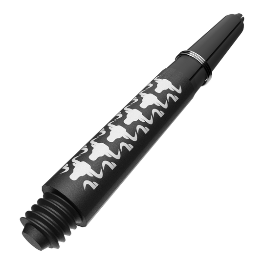 Ejes de carbono Bulls NL Capo - Blanco Das Bild zeigt BullsNL Capo Carbon Shafts in Weiß, Short, 34mm. Es handelt sich um einen kurzen Schaft für Dartpfeile.