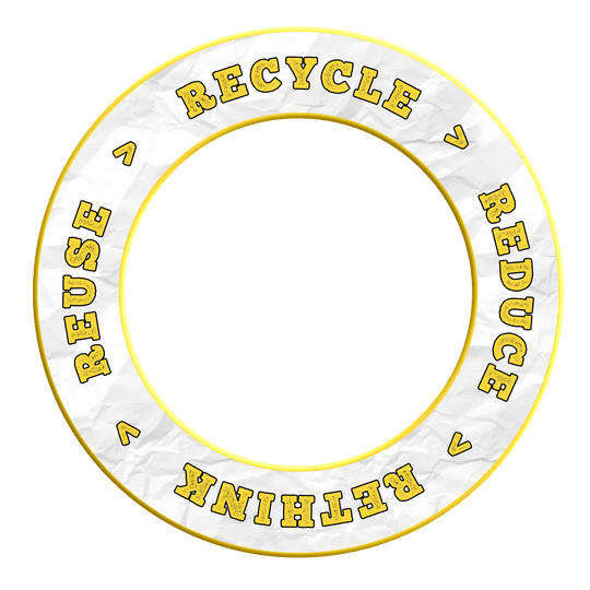 McDart Reciclar Reducir Repensar Reutilizar Marco de dardos Ein Dartboard-Surround mit leuchtender Farbe wird mittig präsentiert. Die Form ist klassisch rund.
