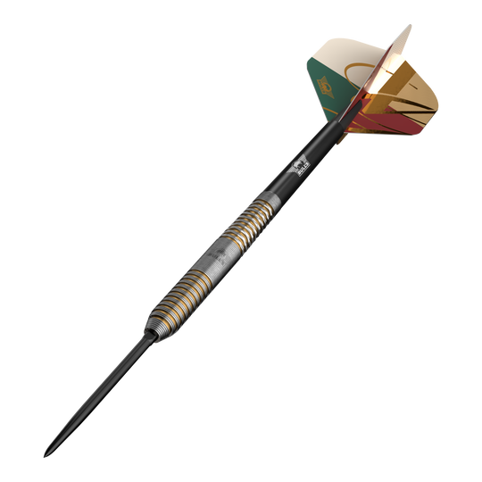 Die Abbildung zeigt Bulls NL Vintago Ghost Convertible Points Steeldarts. Diese Steeldarts verfügen über konvertierbare Spitzen für vielseitigen Einsatz.