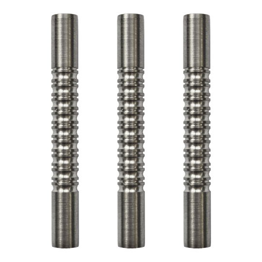 Barriles para dardos blandos McDart Double Ring 2 - 18 g Abgebildet ist das Produkt McDart Ring 2 Softdart Barrels - 18g. Es handelt sich um ein Set Softdart-Barrels mit doppeltem Ring-Design.