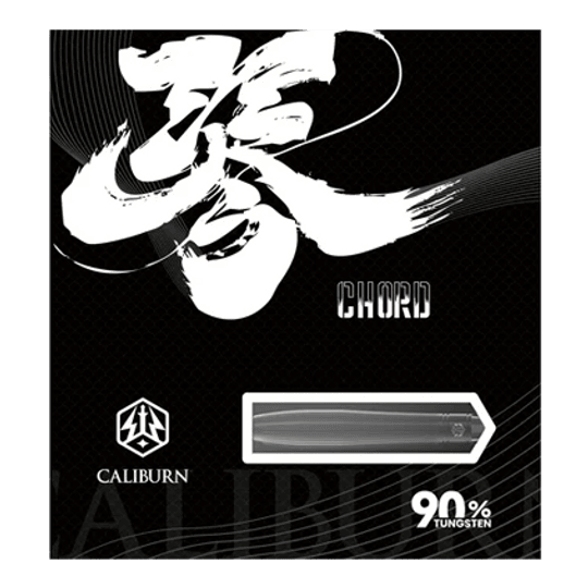 Dardos de acero Caliburn Chord C3 - 22,5 g Hier sind die Caliburn Chord C3 Steeldarts mit 22,5 Gramm zu sehen. Die Darts haben ein modernes und schlankes Design.
