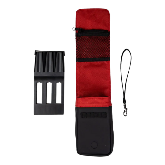 Estuche blando Bulls NL Spacecase negro-rojo Abgebildet ist das Bulls NL Spacecase Softcase in den Farben Schwarz und Rot. Das Etui bietet Platz für Dartzubehör und Pfeile.