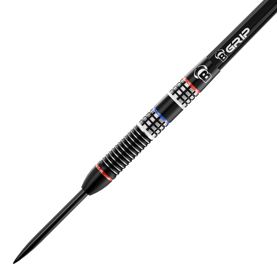 Dardos de acero Bulls Cor Dekker The Sheriff - 23 g Zu sehen sind Bulls Cor Dekker The Sheriff Steeldarts mit einem Gewicht von 23 Gramm. Die Darts bieten eine hohe Verarbeitungsqualität.