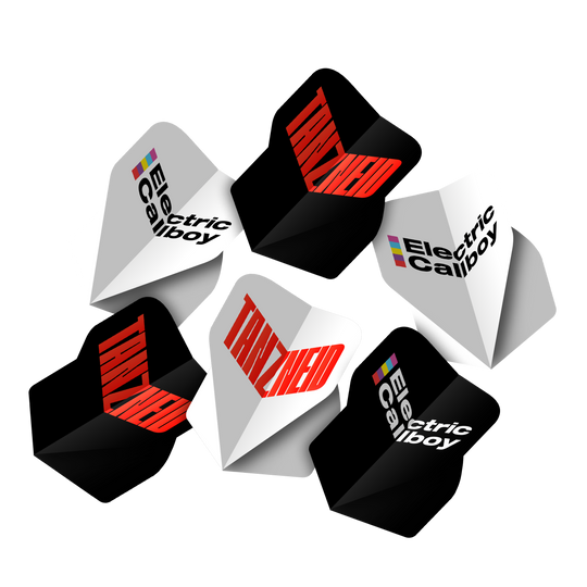 Paquete de vuelo de tanzneid de Electric Callboy - 10 juegos Hier sieht man das Electric Callboy Tanzneid Flight Pack - 10 Sets. Es handelt sich um ein Set mit mehreren Flight Packs.