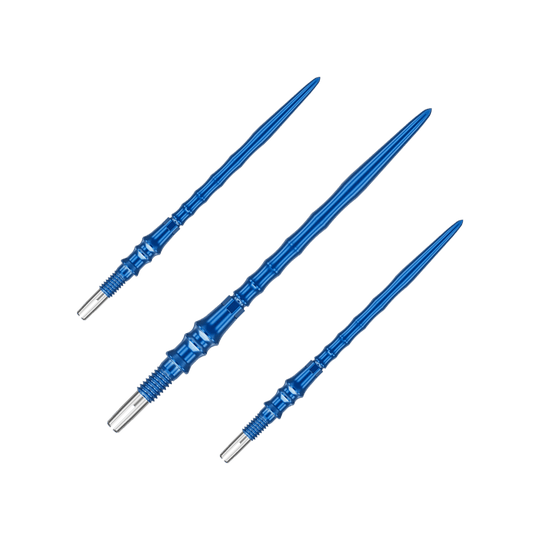 Puntas de dardo Target Japan Premium Swiss Point - Azul Abgebildet ist ein Set Dartspitzen mit der Bezeichnung '340384_Target_Japan_Premium_SwissPoint_Dartspitzen_Blau_40mm_1Set'. Die Dartspitzen sind blau und haben eine Länge von 40 mm.