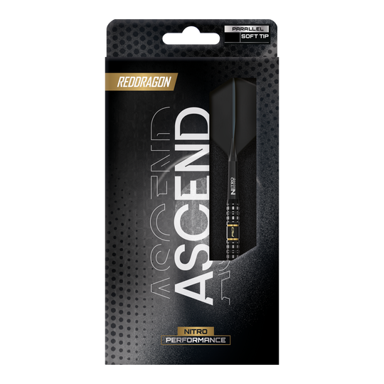 Dardos blandos Red Dragon Ascend Parallel - 20 g Auf dem Bild sieht man Red Dragon Ascend Parallel Softdarts - 20g. Sie eignen sich hervorragend für Darts-Fans.