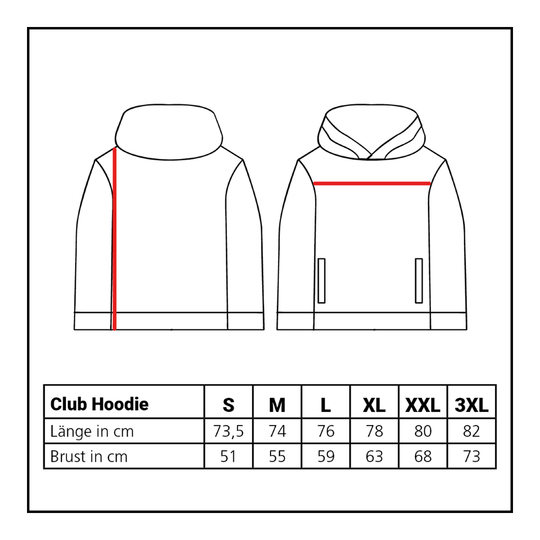 Sudadera con capucha del Club Lions Collection Der Löwen Kollektion Club Hoodie ist auf diesem Bild abgebildet. Es handelt sich um einen gemütlichen Kapuzenpullover für den Alltag.