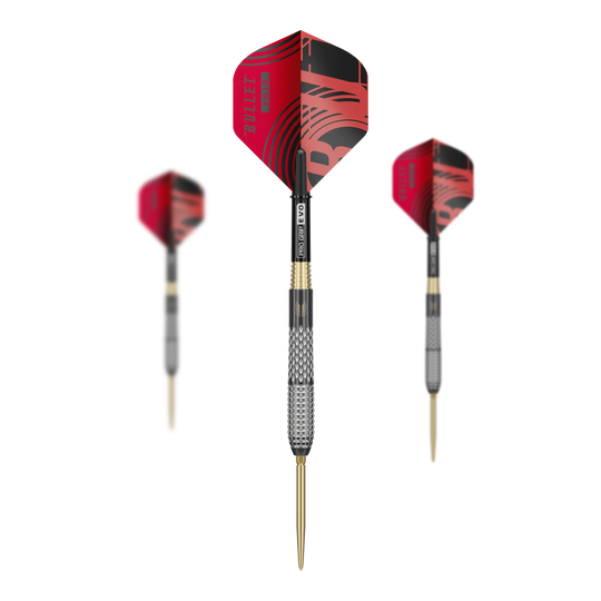 Dardos de acero Target Stephen Bunting GEN5 Void Swiss Point Das Bild zeigt die Target Stephen Bunting GEN5 Void Swiss Point Steeldarts. Sie sind speziell für Dartspieler entwickelt und haben ein modernes Design.