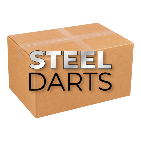 Caja misteriosa de McDart - Steeldarts Hier sieht man die McDart Mystery-Box - Steeldarts. Die Box bietet eine spannende Auswahl an Steeldart-Zubehör und Produkten.