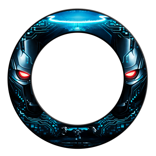 Entorno de diana robot McDart Dieses Bild stellt das McDart Roboter Dartboard Surround dar. Die Dartboard-Umrandung ist speziell für den Schutz der Wand gedacht.