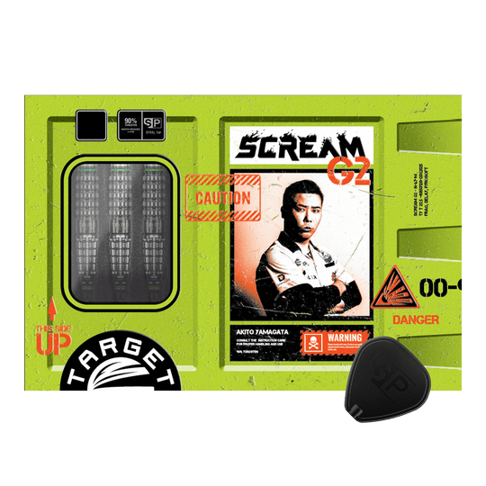 Dardos de acero Target Japan Prime Series Akito Yamagata Scream GEN2 Swiss Point - 23 g Abgebildet sind die Target Japan Prime Series Akito Yamagata Scream GEN2 Swiss Point Steeldarts - 23g. Sie eignen sich besonders gut für professionelle und ambitionierte Dartspieler.