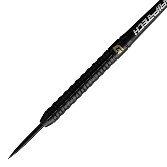 Dardos de acero de tungsteno negro GOAT Athlete Hier ist ein weiteres Bild der GOAT Athlete Black Tungsten Steeldarts zu sehen. Die Steeldarts zeichnen sich durch ein modernes und robustes Design aus.