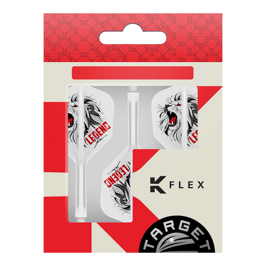Plumas Target Japan K-Flex Paul Lim The Legend con estampado n.° 6 Abgebildet sind die Target Japan K-Flex Paul Lim The Legend Printed No6 Flights. Die Flights haben ein markantes Design und sind für das Dartspiel geeignet.