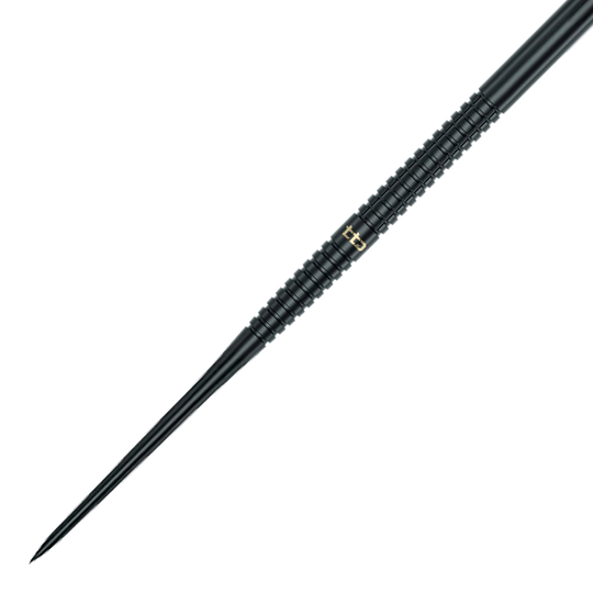 Dardos de acero Caliburn TTD Complete Titanium T1 negros - 5 g Zu sehen ist das Set Caliburn TTD Complete Titanium T1 Black Steeldarts - 5g. Die Steeldarts zeichnen sich durch ihr stilvolles Aussehen aus.