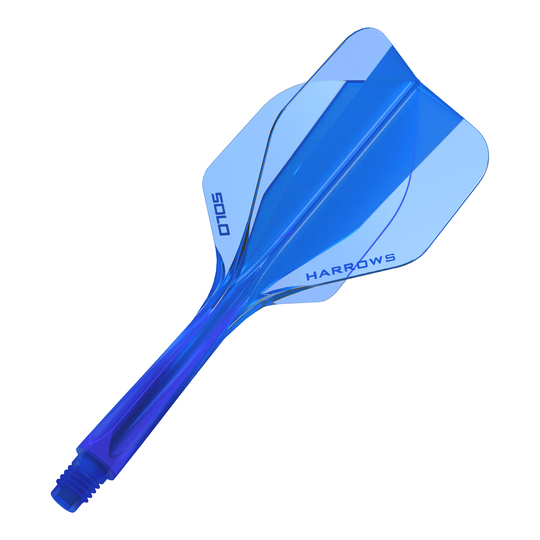 Sistema de eje de vuelo Harrows Solo No6 - Azul Das Bild zeigt das Harrows Solo No6 Flight-Shaft-System in Blau. Es ist ein Ersatzteil für Dartpfeile.
