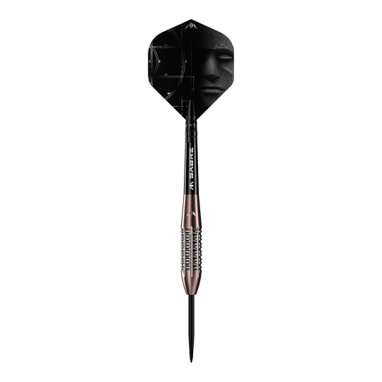 Mission Arkitekt Dardos de acero PVD de sílice de bronce - 23,5 g Hier sind die Mission Arkitekt Bronze Silika PVD Steeldarts mit 23,5g zu sehen. Die Darts zeichnen sich durch ihre bronzefarbene Oberfläche aus.