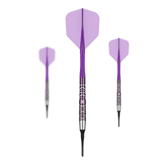 Dardos blandos Caliburn Awakening Ivan - 20 g Abgebildet ist das Produkt Caliburn Awakening Ivan Softdarts - 20g. Es handelt sich um ein Set von Softdarts mit einem Gewicht von 20 Gramm.