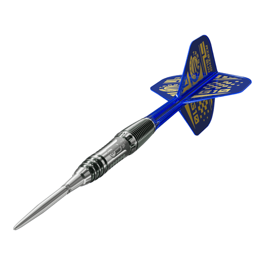 Hier sind die Target Japan Rising Sun GEN 10.5 Swiss Point Steeldarts abgebildet. Diese Darts zeichnen sich durch ihre hochwertige Verarbeitung aus.