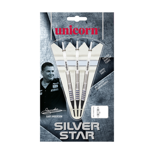 Dardos blandos Unicorn Silver Star Var.2 Gary Anderson